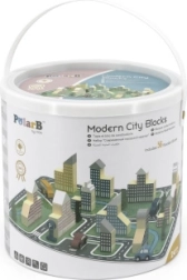 Construcción de madera PolarB – ciudad moderna, 56 bloques