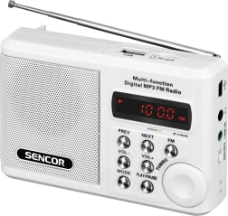 Radio FM portátil con USB y microSD