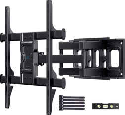 Soporte de pared para TV Perlesmith para 37–85" con doble brazo