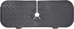 Alfombrilla de goteo de silicona para fregadero 36 × 14 cm