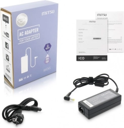 Adaptador de corriente Mitsu para portátiles Acer y Packard Bell 19 V 3,42 A 65 W