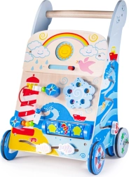 Bigjigs Baby andador de actividades de madera Mar
