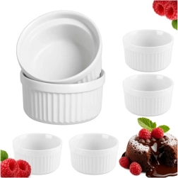 Cuencos cerámicos para horno Ruhhy (cocottes) 200 ml – set de 6 uds