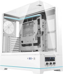 Caja de ordenador Darkflash elegante blanca