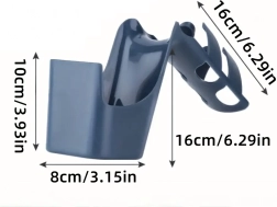 Recogedor de aceite y limpiador de cadena con soporte para aerosol para bicicleta, moto y quad
