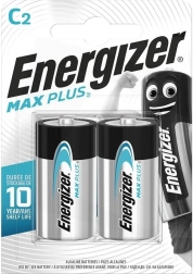 Baterías alcalinas Max Plus C LR14, 2 uds., blíster