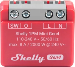 Shelly 1PM Mini Controlador Zigbee y Matter
