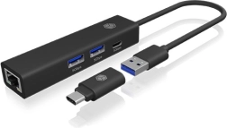Hub USB-C/USB-A 4 en 1 con Ethernet gigabit