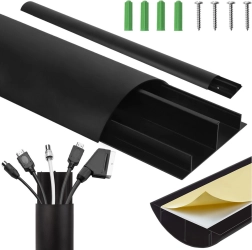 Canaleta de aluminio negra