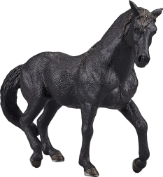 Mojo caballo andaluz negro – figura de plástico realista
