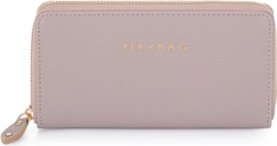 Cartera de mujer Mony L de piel Mocca