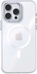 Funda Joyroom Magsafe Glacier para iPhone 15 Pro Max transparente