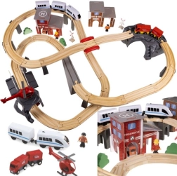 Ferrocarril de madera a pilas 4,8 m KRUZZEL