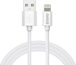 Cable USB‑A a Lightning CL‑192 1 m blanco