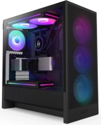 Caja de ordenador H5 FLOW RGB Mid Tower negra