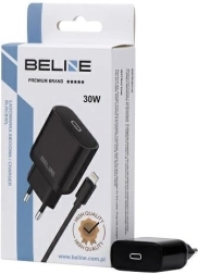 Cargador de pared 30W GaN USB‑C con cable Lightning – negra