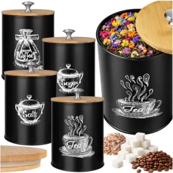 Tarros de cocina Ruhhy loft de 1,5 l - 4 unidades