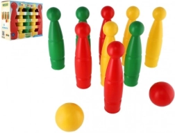 Juego de bolos de colores para niños