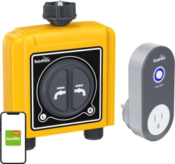 Regulador inteligente de riego RainPoint de dos zonas con aplicación