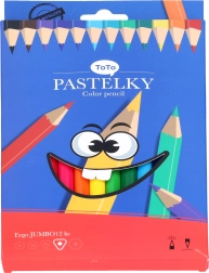 Lápices de colores Jumbo ERGO 12 uds
