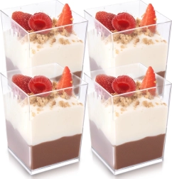 Vasitos para postres y aperitivos 160 ml, 4 uds