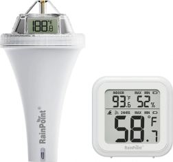 Termómetro inalámbrico para piscina RainPoint con receptor