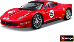Modelo de metal Ferrari 458 Challenge 1:24 rojo