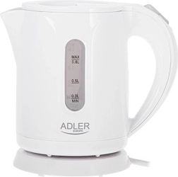 Hervidor eléctrico de agua 0,8 l ADLER AD 1371, blanco