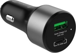 Cargador de coche Power Car Charger 63W USB-C PD y USB QC 3.0