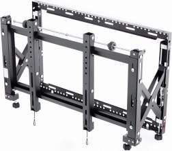 Soporte de videowall pop‑out para monitores 42–65" VESA 100×100 hasta 600×400, 60 kg