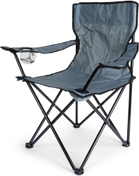 Silla turística plegable con portabebidas VILDE