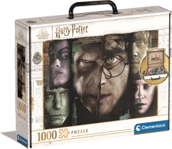 Puzzle en maletín Harry Potter: rostros de magos (1000 piezas)