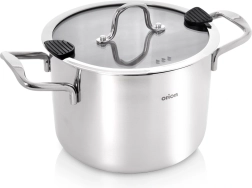 Olla de acero inoxidable con tapa VENICE 20 cm, 4,6 l