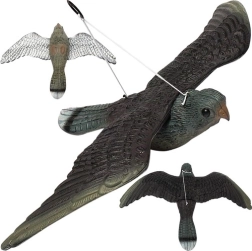 Espantapájaros de halcón realista para ahuyentar aves