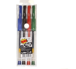 Juego de bolígrafos de gel, 4 uds.