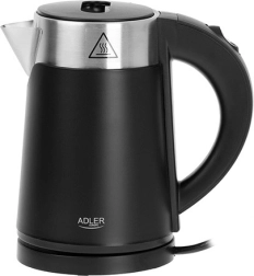 Mini hervidor eléctrico Adler de 0,6 l negro