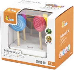 Helados de madera de colores Viga - set de 6 unidades