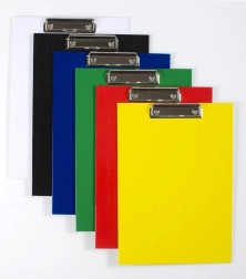 Práctica carpeta de una sola tapa A4 laminada amarilla