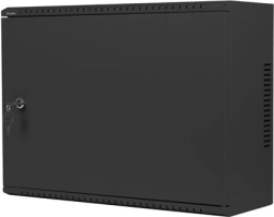 Armario rack mural de 19 pulgadas 4U+3U 540x200 de perfil bajo negro