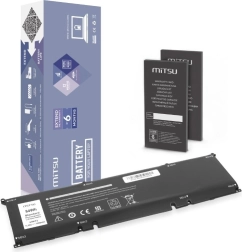 Batería Mitsu para portátil Dell Alienware M15/M17 R3–R4, Precision 5550 y XPS 15 9500/9510 (69 Wh, 11,55 V)