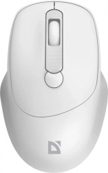 Ratón inalámbrico Defender Feam MM-296 Silent, 1600 DPI, blanco