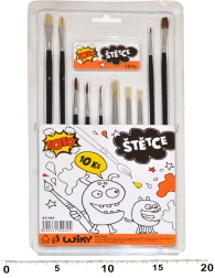 Juego de pinceles para pintar - 10 uds