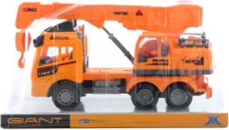 Grúa de juguete de plástico con motor de inercia