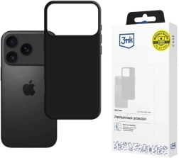 Funda mate 3MK para Apple iPhone 17 Pro Max – negra