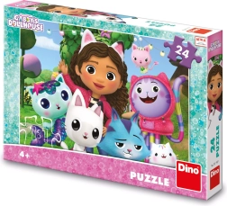 Puzzle de Gabby's Dollhouse en el jardín (24 piezas)