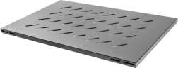 Bandeja 1U para armarios de 19" de 1000 mm, 465 × 715 mm, negra