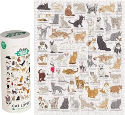 Puzzle para amantes de los gatos de 1000 piezas de Ridley's Games