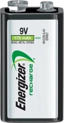 Batería recargable 9V ENERGIZER Power Plus 175 mAh