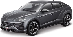 Bburago Lamborghini Urus modelo metálico 1:18 Plus, gris metálico