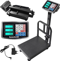 Báscula electrónica de plataforma 200 kg con LCD para almacén y comercio